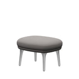 Fri Hocker mit Aluminiumgestell von Fritz Hansen - Christianshavn - 1121 Beige - Jacobsen Plus