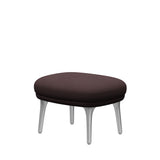 Fri Hocker mit Aluminiumgestell von Fritz Hansen - Christianshavn - 1135 Blau/Orange - Jacobsen Plus