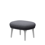 Fri Hocker mit Aluminiumgestell von Fritz Hansen - Christianshavn - 1171 Hellgrau - Jacobsen Plus