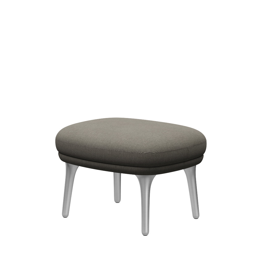 Fri Hocker mit Aluminiumgestell von Fritz Hansen - Hallingdal - 123 Beige - Jacobsen Plus
