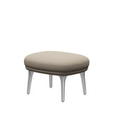 Fri Hocker mit Aluminiumgestell von Fritz Hansen - Hallingdal - 200 Sand - Jacobsen Plus