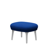 Fri Hocker mit Aluminiumgestell von Fritz Hansen - Hallingdal - 733 Korallblau - Jacobsen Plus