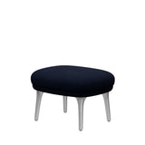Fri Hocker mit Aluminiumgestell von Fritz Hansen - Hallingdal - 764 Royal Blue - Jacobsen Plus