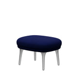 Fri Hocker mit Aluminiumgestell von Fritz Hansen - Hallingdal - 773 Dunkelblau - Jacobsen Plus