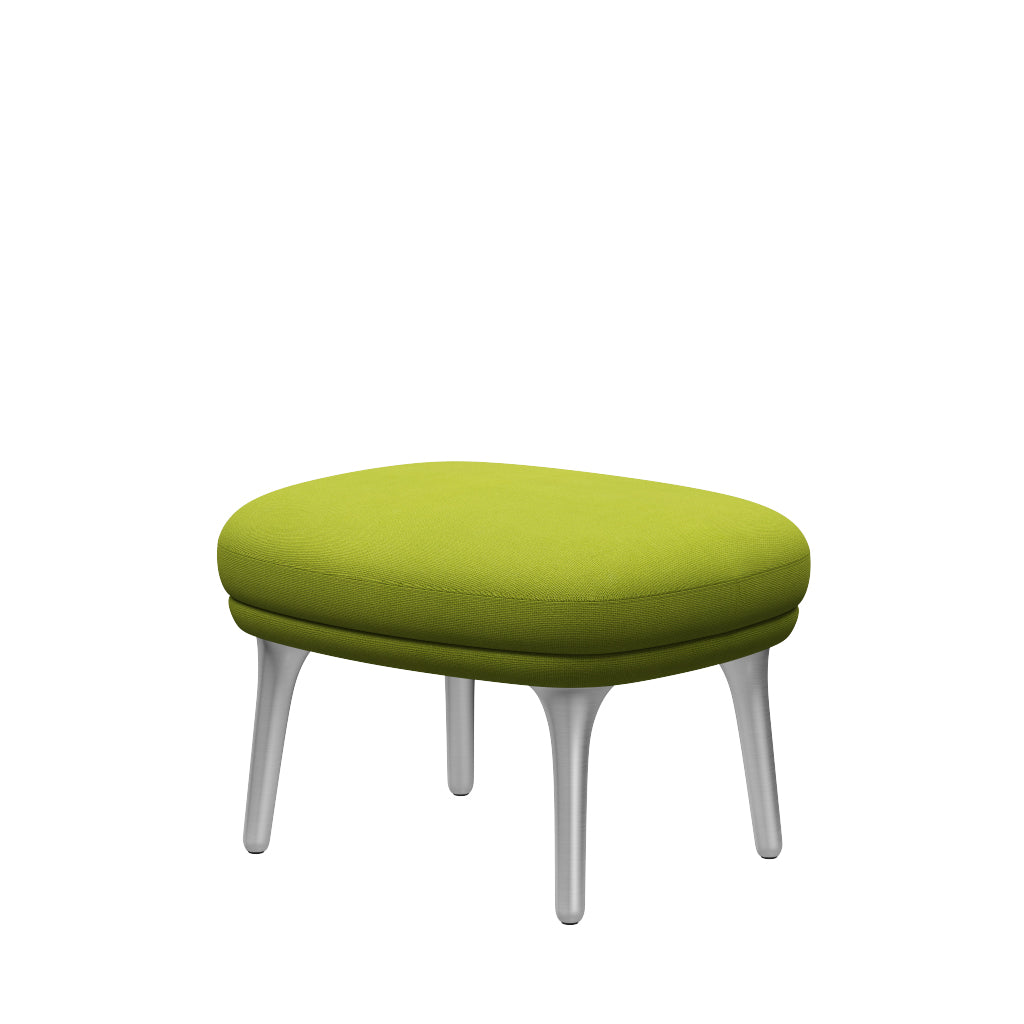 Fri Hocker mit Aluminiumgestell von Fritz Hansen - Hallingdal - 907 Lime - Jacobsen Plus