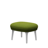 Fri Hocker mit Aluminiumgestell von Fritz Hansen - Hallingdal - 980 Grün - Jacobsen Plus