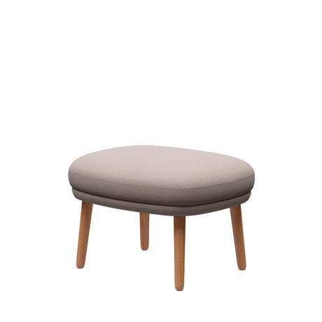 Fri Hocker m. Gestell in Eiche von Fritz Hansen - Christianshavn - 1110 Gelb - Jacobsen Plus