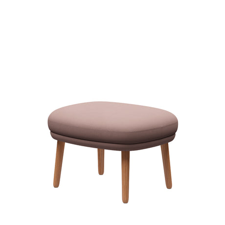 Fri Hocker m. Gestell in Eiche von Fritz Hansen - Christianshavn - 1110 Gelb - Jacobsen Plus