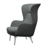 Ro Sessel fra Fritz Hansen - Hallingdal - 126 Weiß/Braun - Jacobsen Plus