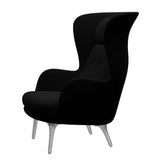 Ro Sessel fra Fritz Hansen - Hallingdal - 190 Schwarz - Jacobsen Plus