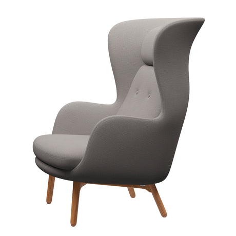 Ro Sessel mit Gestell aus Eiche von Fritz Hansen - Christianshavn - 1110 Gelb - Jacobsen Plus