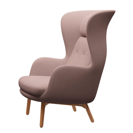Ro Sessel mit Gestell aus Eiche von Fritz Hansen - Christianshavn - 1110 Gelb - Jacobsen Plus