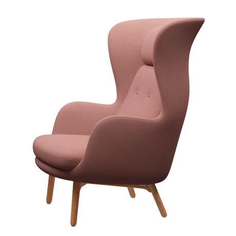 Ro Sessel mit Gestell aus Eiche von Fritz Hansen - Christianshavn - 1110 Gelb - Jacobsen Plus