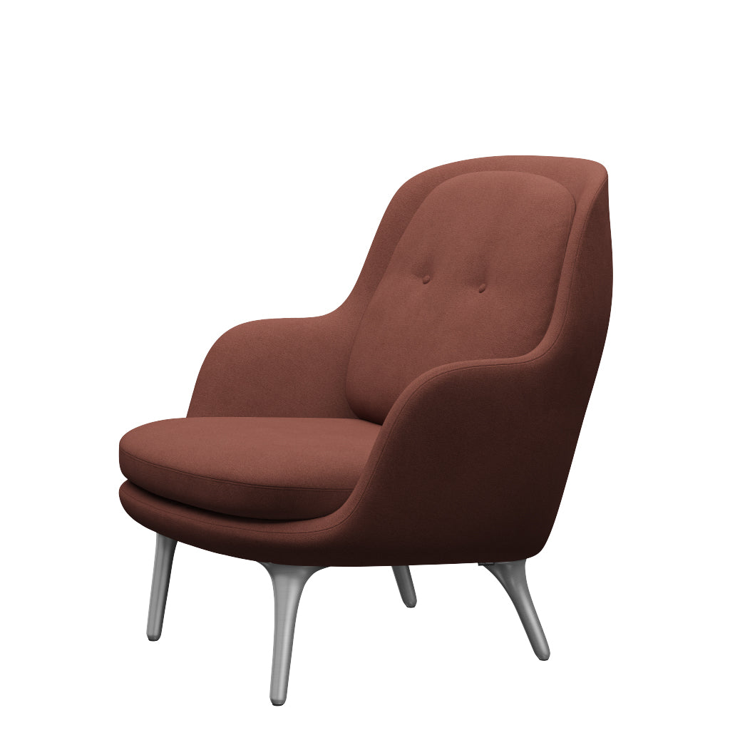 Fri Sessel fra Fritz Hansen - Christianshavn - 1133 Orange - Jacobsen Plus