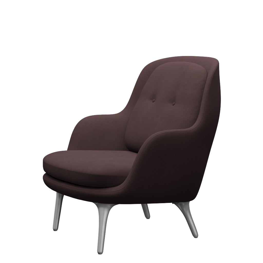 Fri Sessel fra Fritz Hansen - Christianshavn - 1135 Blau/Orange - Jacobsen Plus