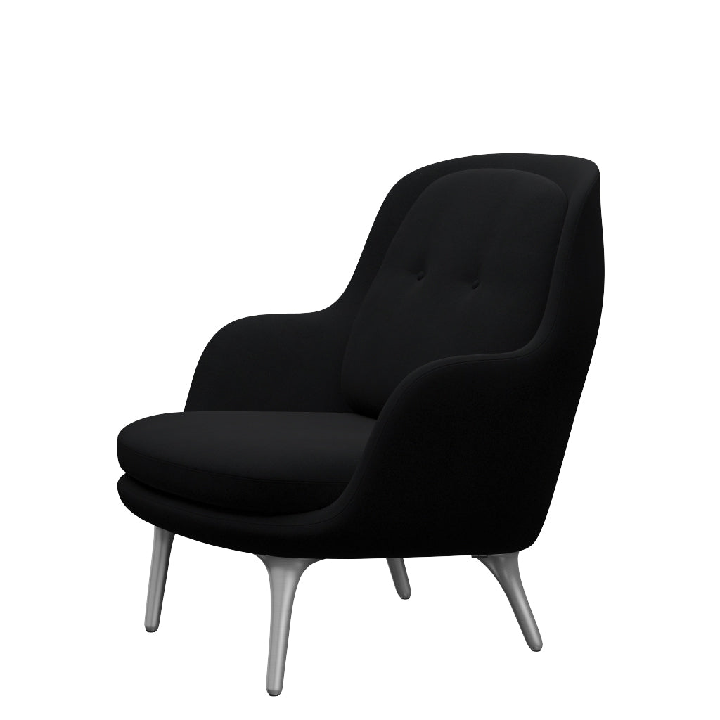 Fri Sessel fra Fritz Hansen - Christianshavn - 1175 Schwarz Uni - Jacobsen Plus