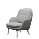 Fri Sessel fra Fritz Hansen - Hallingdal - 110 Weiß/Grau - Jacobsen Plus