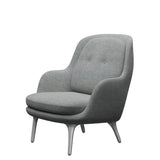 Fri Sessel fra Fritz Hansen - Hallingdal - 116 Weißgrau - Jacobsen Plus