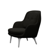 Fri Sessel fra Fritz Hansen - Hallingdal - 173 Schwarz/Grau - Jacobsen Plus