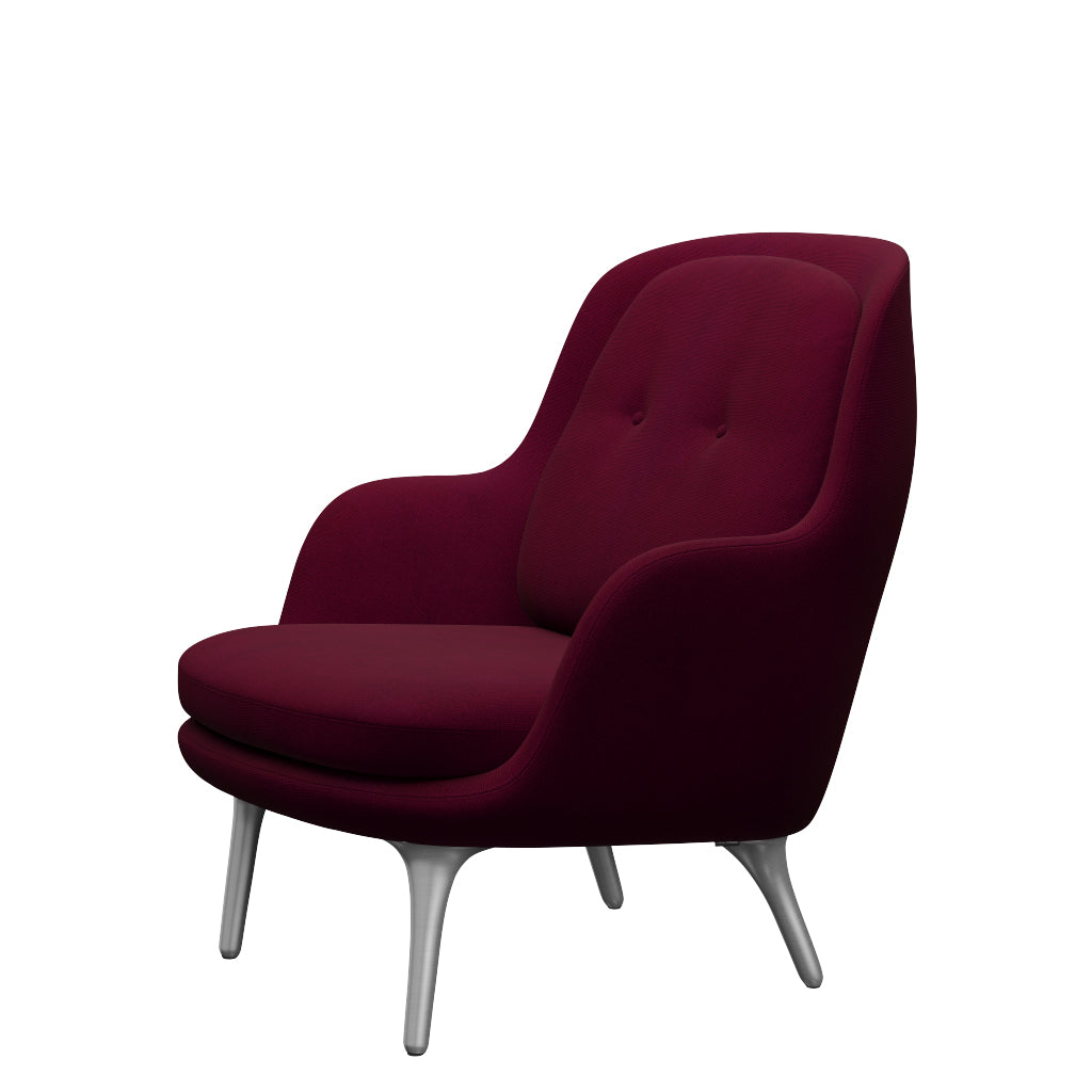 Fri Sessel fra Fritz Hansen - Hallingdal - 563 Dunkle Rose - Jacobsen Plus