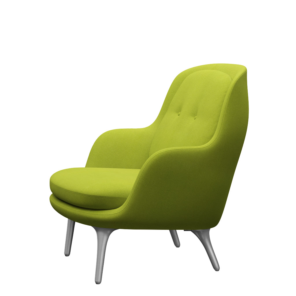 Fri Sessel fra Fritz Hansen - Hallingdal - 907 Lime - Jacobsen Plus