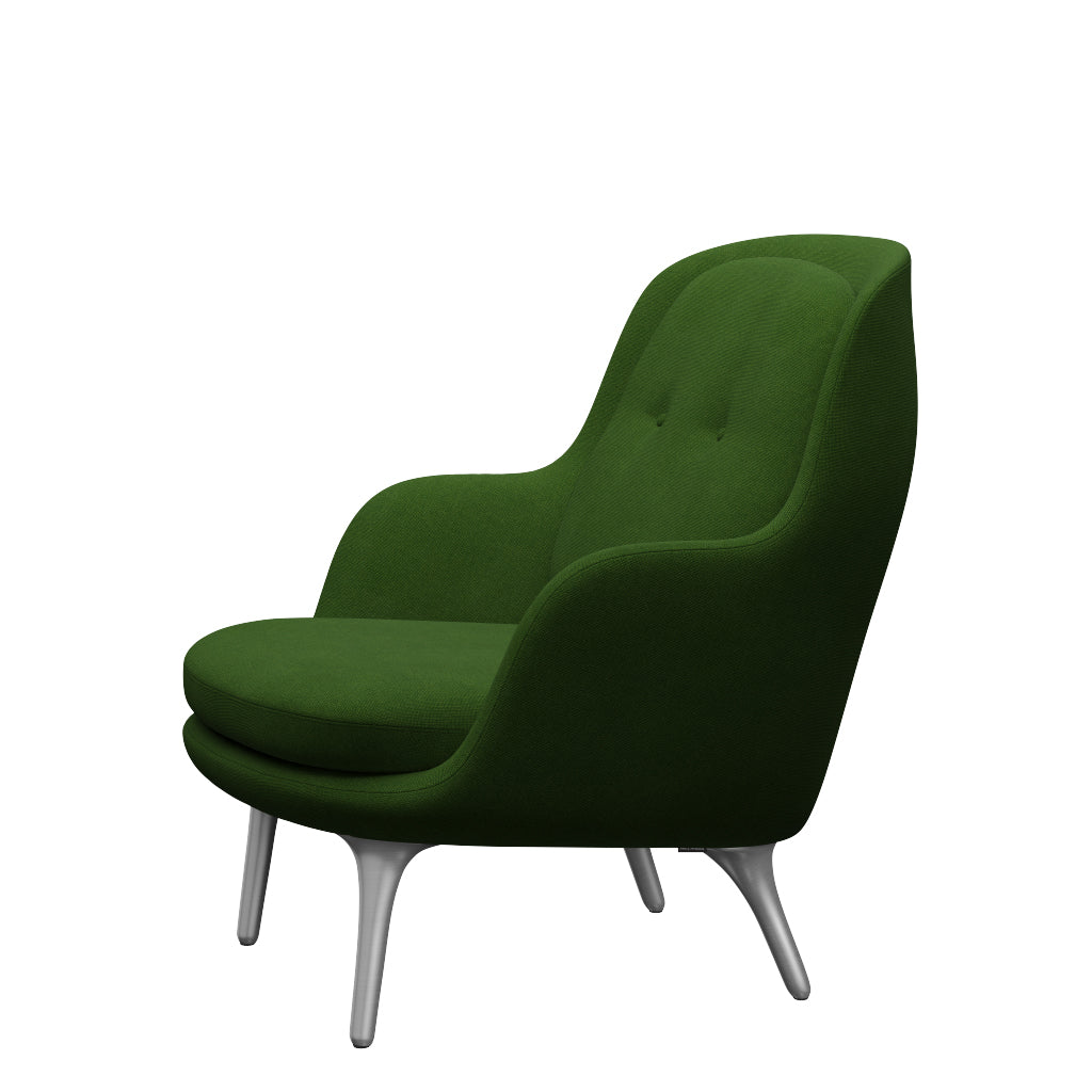 Fri Sessel fra Fritz Hansen - Hallingdal - 960 Grasgrün - Jacobsen Plus