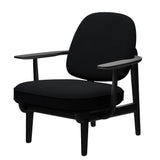 Fred Sessel, schwarzfarbene Esche von Fritz Hansen - BLACK UNI (1175) - Jacobsen Plus