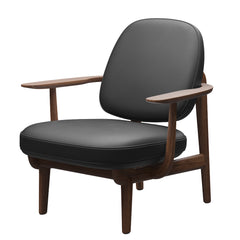 Fred Sessel, walnussfarbener Eiche von Fritz Hansen