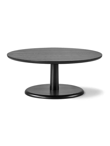 Pon Sofabord fra Fredericia Furniture - Model 1295 - Ø90 / Eg Sort lackiert - Jacobsen Plus