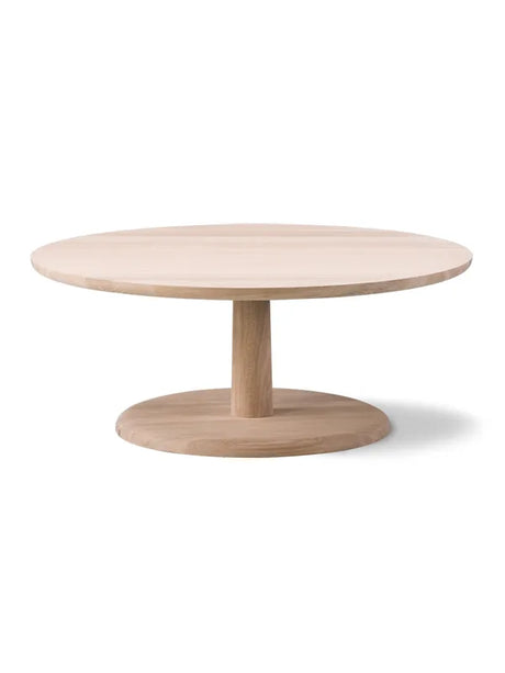 Pon Sofabord fra Fredericia Furniture - Model 1295 - Ø90 / Eg lackiert - Jacobsen Plus