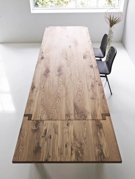 Jeppe Utzon Esstisch von DK3 - 95 x 200 cm / Wilde Eiche - Jacobsen Plus