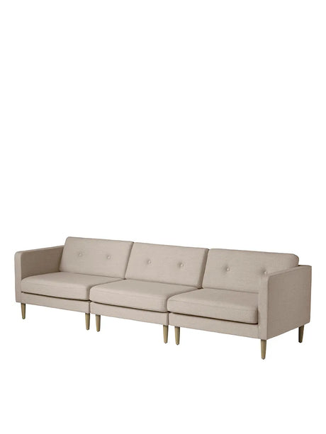 L42 Firhøj Sofa 3-Personers, Beige von FDB Møbler - 5 - Jacobsen Plus