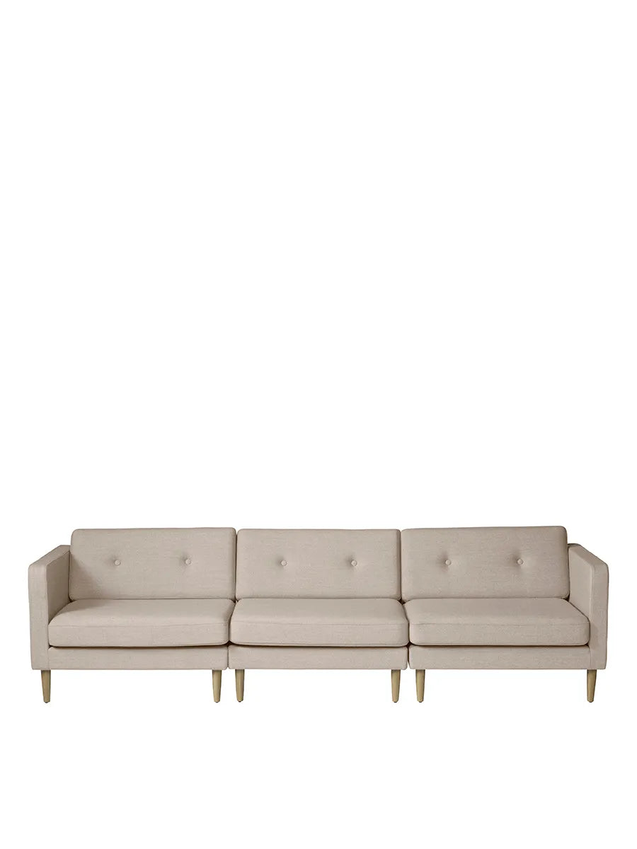 L42 Firhøj Sofa 3-Personers, Beige von FDB Møbler - 1 - Jacobsen Plus