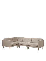 L42 Firhøj Ecksofa 4-Personen, Beige von FDB Møbler - 4 - Jacobsen Plus