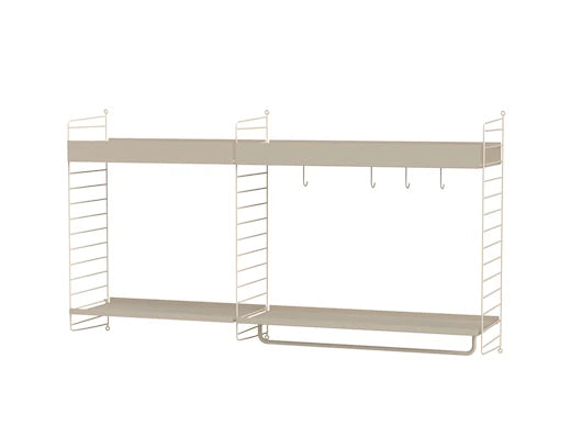 Køkkenreol, bundle A fra String Furniture - Beige - beige - Jacobsen Plus