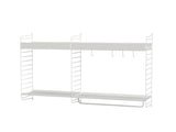 Køkkenreol, bundle A fra String Furniture - Hvid - hvid - Jacobsen Plus