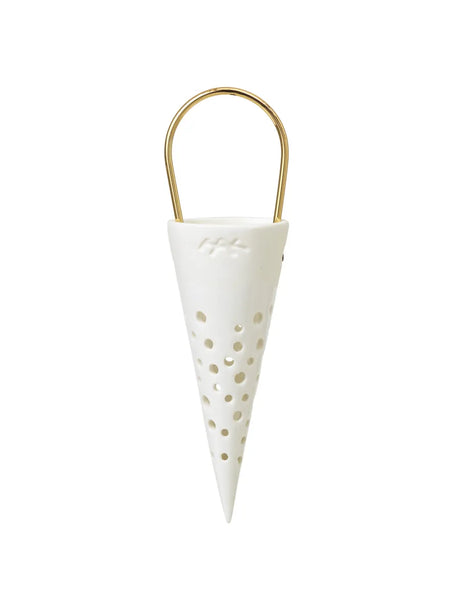 Nobili Kræmmerhus, Weiß von Kähler - H15,5 cm - Jacobsen Plus