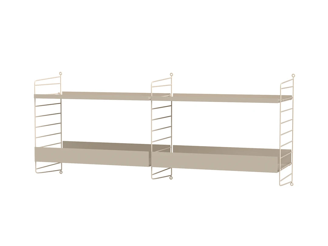 Køkkenreol, bundle B fra String Furniture - Beige - beige - Jacobsen Plus