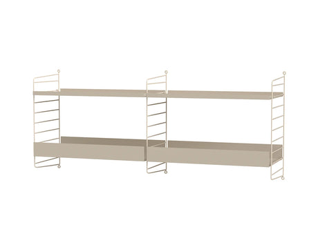 Køkkenreol, bundle B fra String Furniture - Beige - beige - Jacobsen Plus