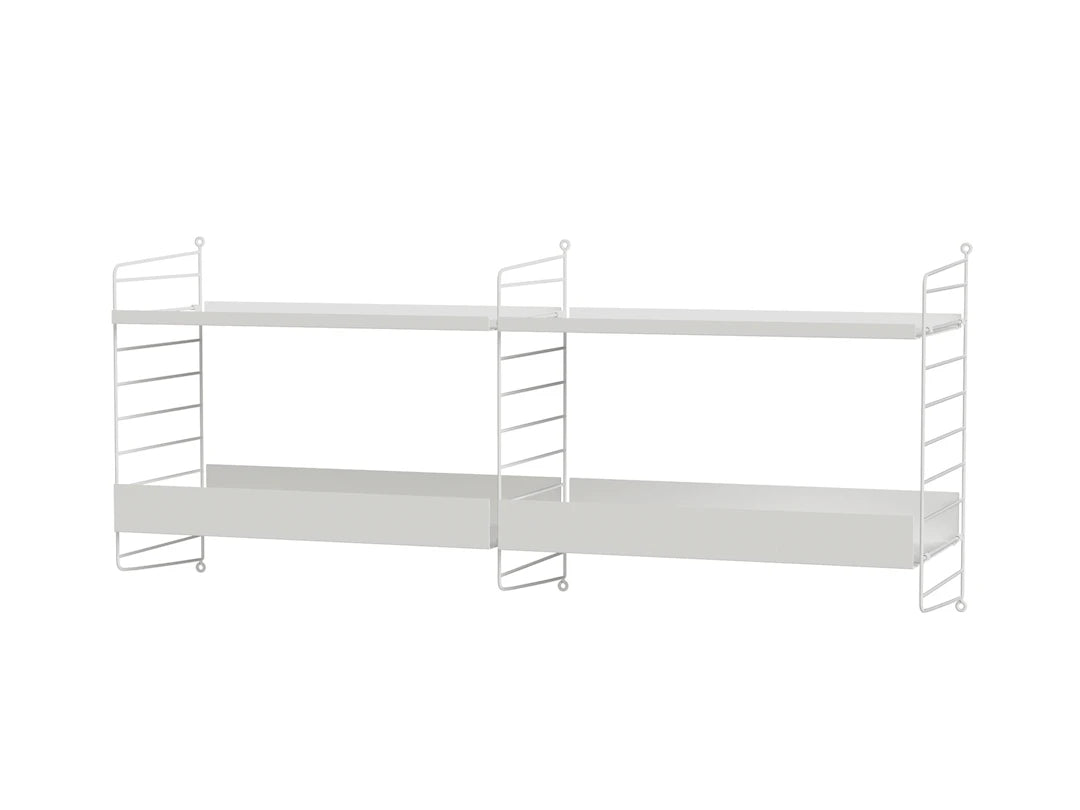 Køkkenreol, bundle B fra String Furniture - Hvid - hvid - Jacobsen Plus