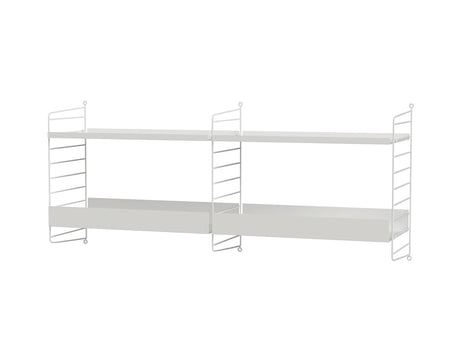 Køkkenreol, bundle B fra String Furniture - Hvid - hvid - Jacobsen Plus