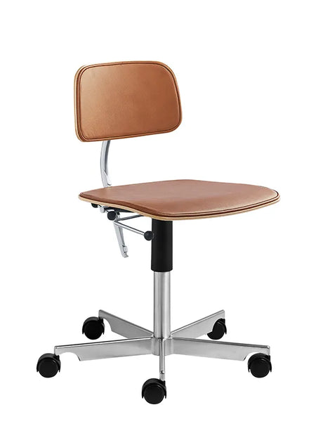 Kevi 2533 Bürostuhl mit Sitzpolsterung von Montana - Brandy - inkl. Rückenpolsterung - Jacobsen Plus