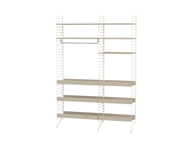 Køkkenreol, bundle F fra String Furniture - Beige - beige - Jacobsen Plus