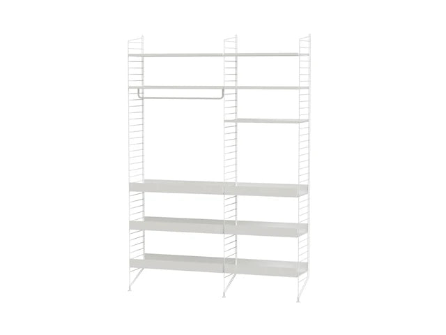 Køkkenreol, bundle F fra String Furniture - Hvid - hvid - Jacobsen Plus