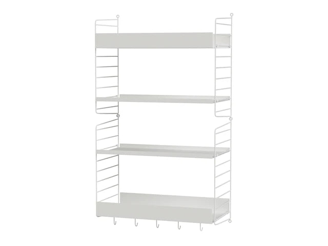 Køkkenreol, bundle H fra String Furniture - Hvid - hvid - Jacobsen Plus