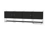 Køkkenreol, bundle K fra String Furniture - Sort - sort - Jacobsen Plus