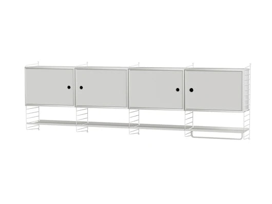 Køkkenreol, bundle K fra String Furniture - Hvid - hvid - Jacobsen Plus