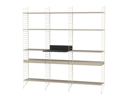 Køkkenreol, bundle L fra String Furniture - Beige - beige - Jacobsen Plus