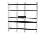 Køkkenreol, bundle L fra String Furniture - Sort - sort - Jacobsen Plus