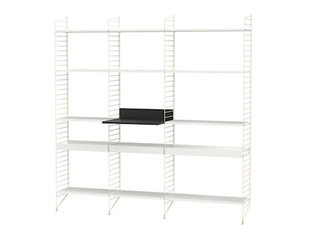 Küchenregal, Bundle L von String Furniture - Weiß - Beige - Jacobsen Plus